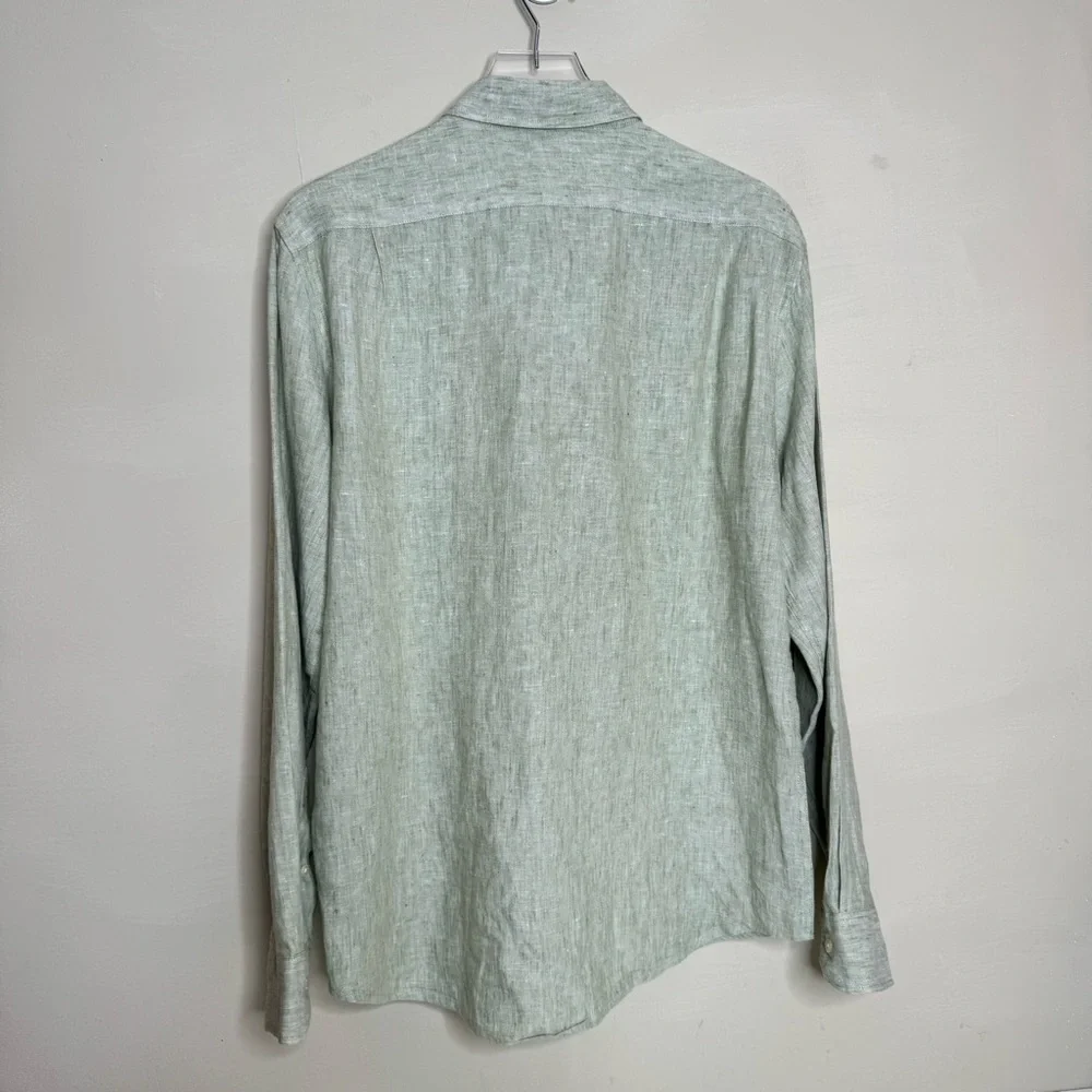 J CREW FACTORY SLIM BUTTON DOWN COLLAR LONG SLEEVE SHIRT